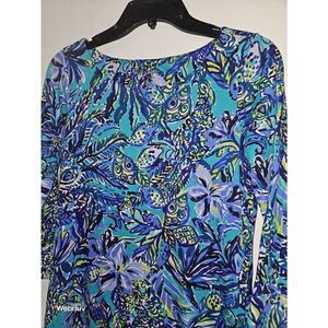 Lilly Pulitzer long-sleeve Cassie dress 100% Cotton.